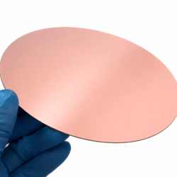 Copper-Coated Silicon Wafers (Cu/Ti on Si (100))
