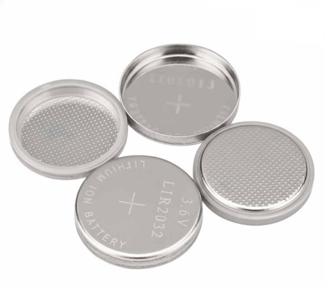 CR/LIR2032 304 Stainless Steel Coin Cell Case (100 Sets/Pack)