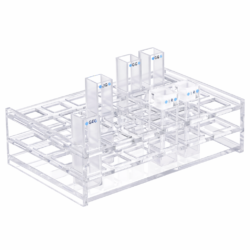 Acrylic Cuvette Rack for 10 mm Optical Path Cuvettes