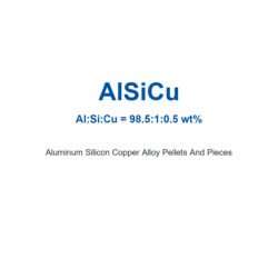 Aluminum Silicon Copper Alloy (AlSiCu) Pellets And Pieces, 99.999% Purity