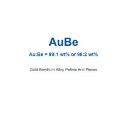 Gold Beryllium Alloy (AuBe) Pellets And Pieces, 99.99% Purity