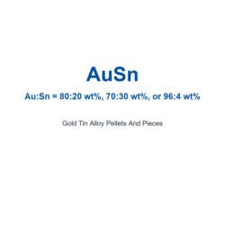 Gold Tin Alloy (AuSn) Pellets And Pieces, 99.99% Purity