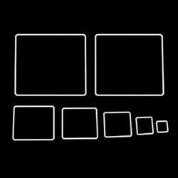 Square Sapphire (Al2O3) Single Crystal Substrates, C-plane (0001)