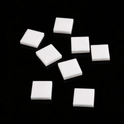 Square Alumina (Al2O3) Ceramic Substrates, 20 pcs/pack