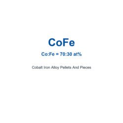 Cobalt Iron Alloy (CoFe) Pellets And Pieces, 99.9% Purity