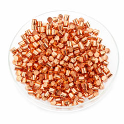 Copper (Cu) Pellets, Evaporation Grade, Cylindrical