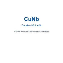 Copper Niobium Alloy (CuNb) Pellets And Pieces, 99.9% Purity