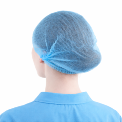 Disposable Polypropylene Bouffant Caps, Non-Woven, Lint-Free