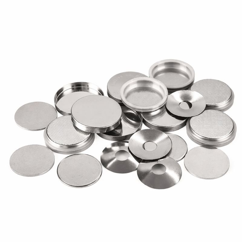 CR/LIR Multi-Size Coin Cell Case Set (2016/2025/2032/2430/2450, 100 Sets/Pack)