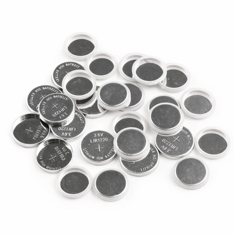 CR/LIR1220 304 Stainless Steel Coin Cell Case (100 Sets/Pack)