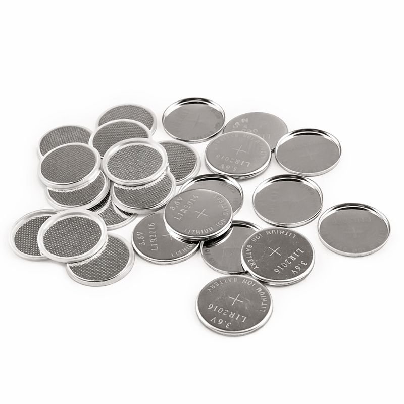 CR/LIR2016 304 Stainless Steel Coin Cell Case (100 Sets/Pack)