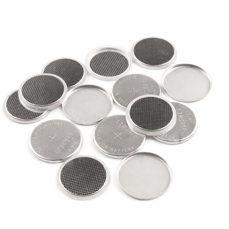 CR/LIR2016 Aluminum-Coated Coin Cell Case (60 Sets/Pack)