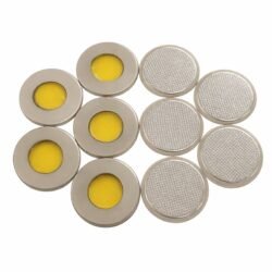 CR/LIR2025 Aluminum-Coated Coin Cell Case with XRD Kapton Window (5 Sets)