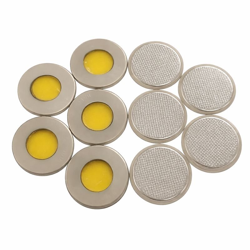 CR/LIR2025 Aluminum-Coated Coin Cell Case with XRD Kapton Window (5 Sets)