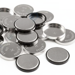 CR/LIR2032 Coin Cell Case with Black Sealing Ring, SS304 (100 Sets/Pack)