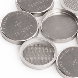 CR/LIR2032 Titanium-Coated Coin Cell Case (10 Sets/Pack)