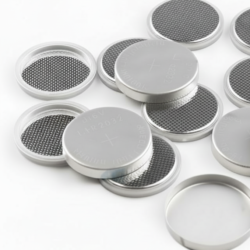 CR/LIR2032 Aluminum-Coated Coin Cell Case (60 Sets/Pack)