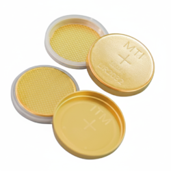CR/LIR2032 Titanium Nitride (TiN) Coated Coin Cell Case (10 Sets/Pack)