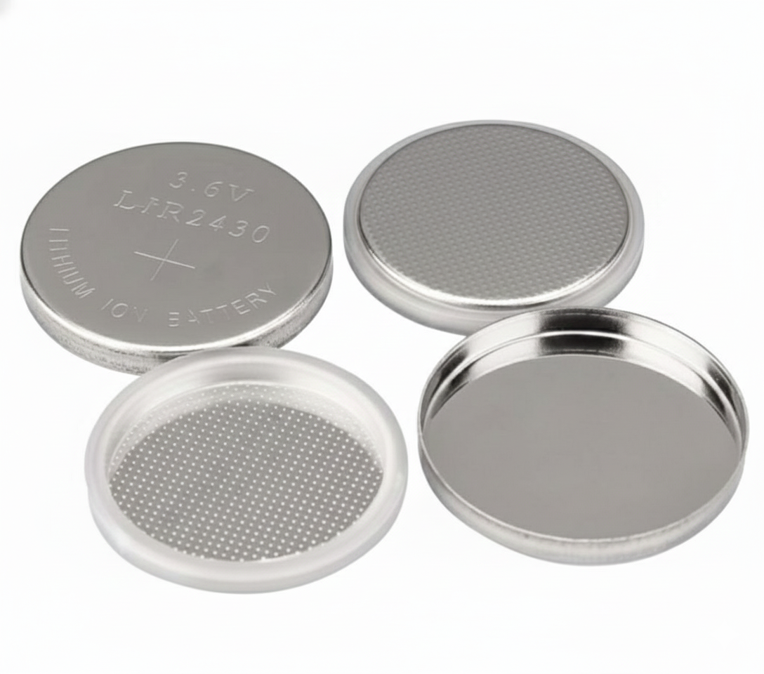CR/LIR2430 304 Stainless Steel Coin Cell Case Set (100 Sets/Pack)