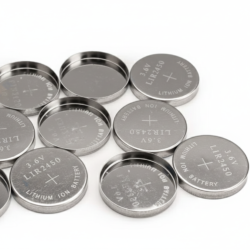 CR/LIR2450 304 Stainless-Steel Coin Cell Case (100 Sets/Pack)