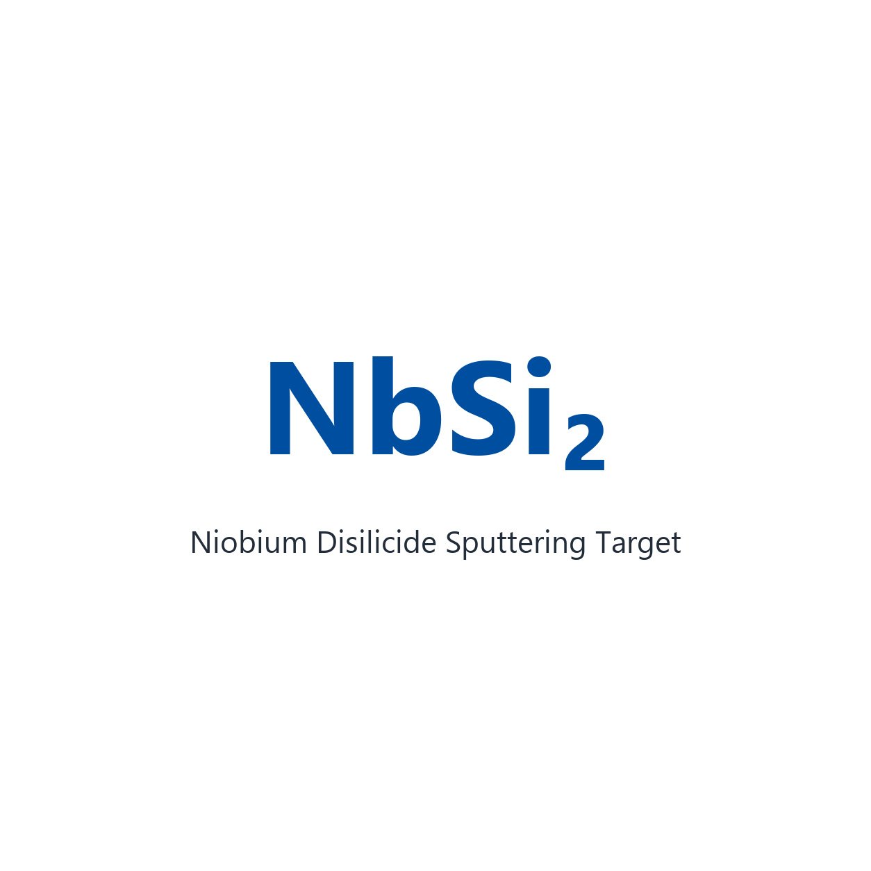 Niobium Disilicide (NbSi2) Sputtering Target, 99.9% Purity, Circular (Price Upon Request)