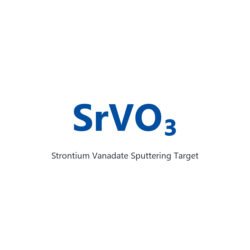 Strontium Vanadate (SrVO3) Sputtering Target, 99.9% Purity, Circular (Price Upon Request)