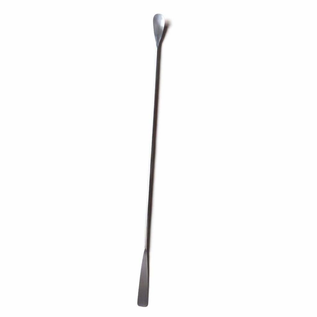 Stainless Steel Double-Ended Lab Spatula Set, Flat & Spoon Ends, SUS 304