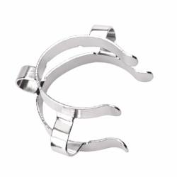 Stainless Steel Keck Clips, Metal Joint Clips for Ground Glass Joints, 10-Pack