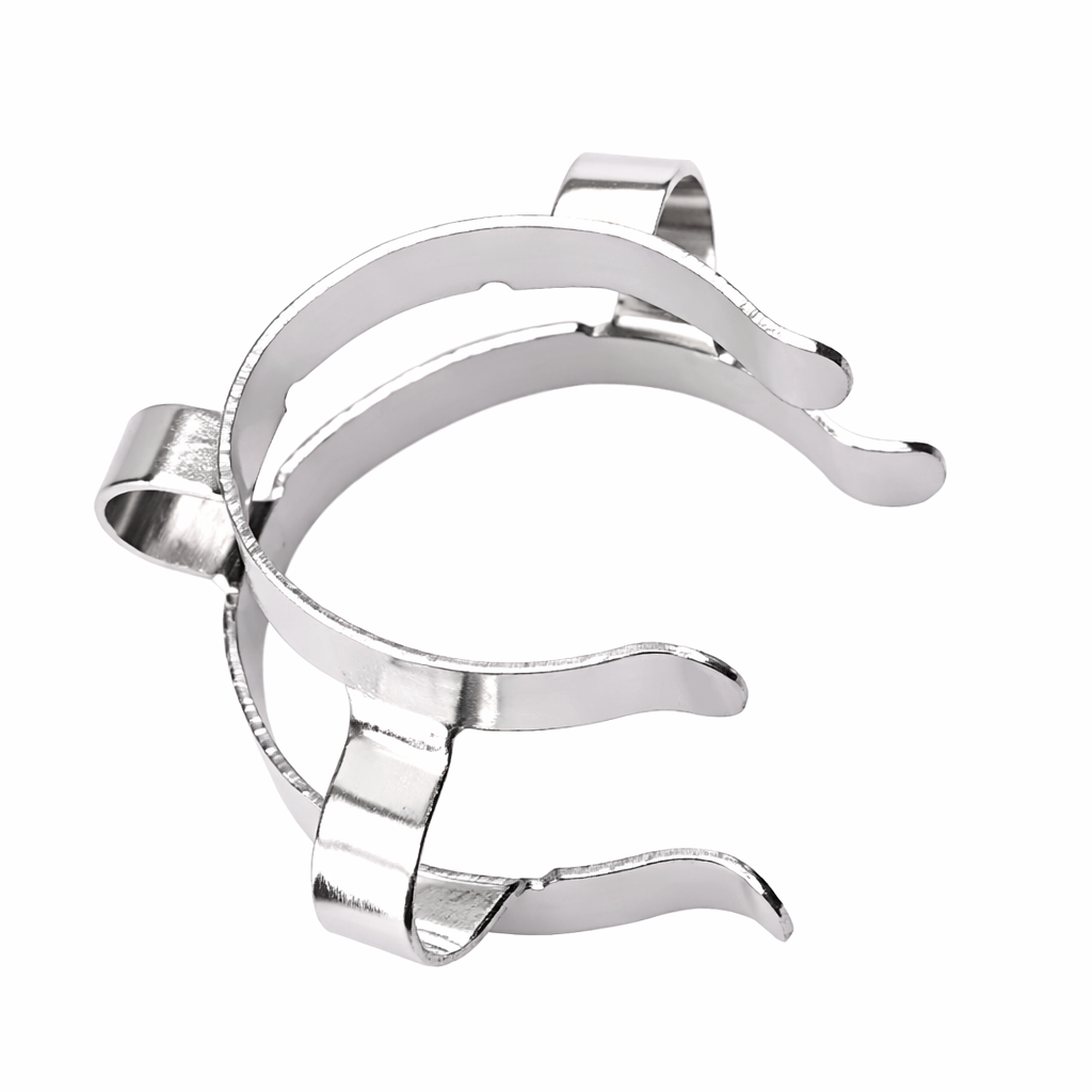 Stainless Steel Keck Clips, Metal Joint Clips for Ground Glass Joints, 10-Pack