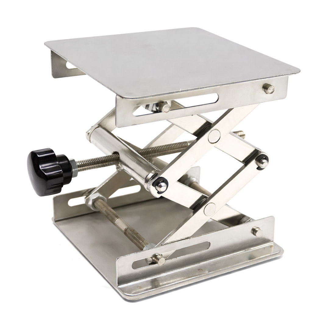 Stainless Steel Lab Jack, Scissor Lift Stand Platform