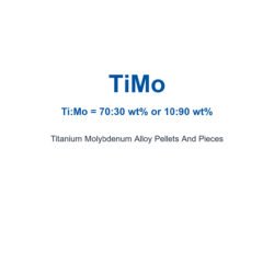 Titanium Molybdenum Alloy (TiMo) Pellets And Pieces, 99.9% Purity