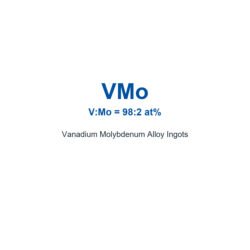 Vanadium Molybdenum Alloy (VMo) Ingots, 99.9% Purity