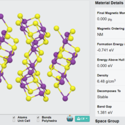 Bi2S3 Crystals – view 2