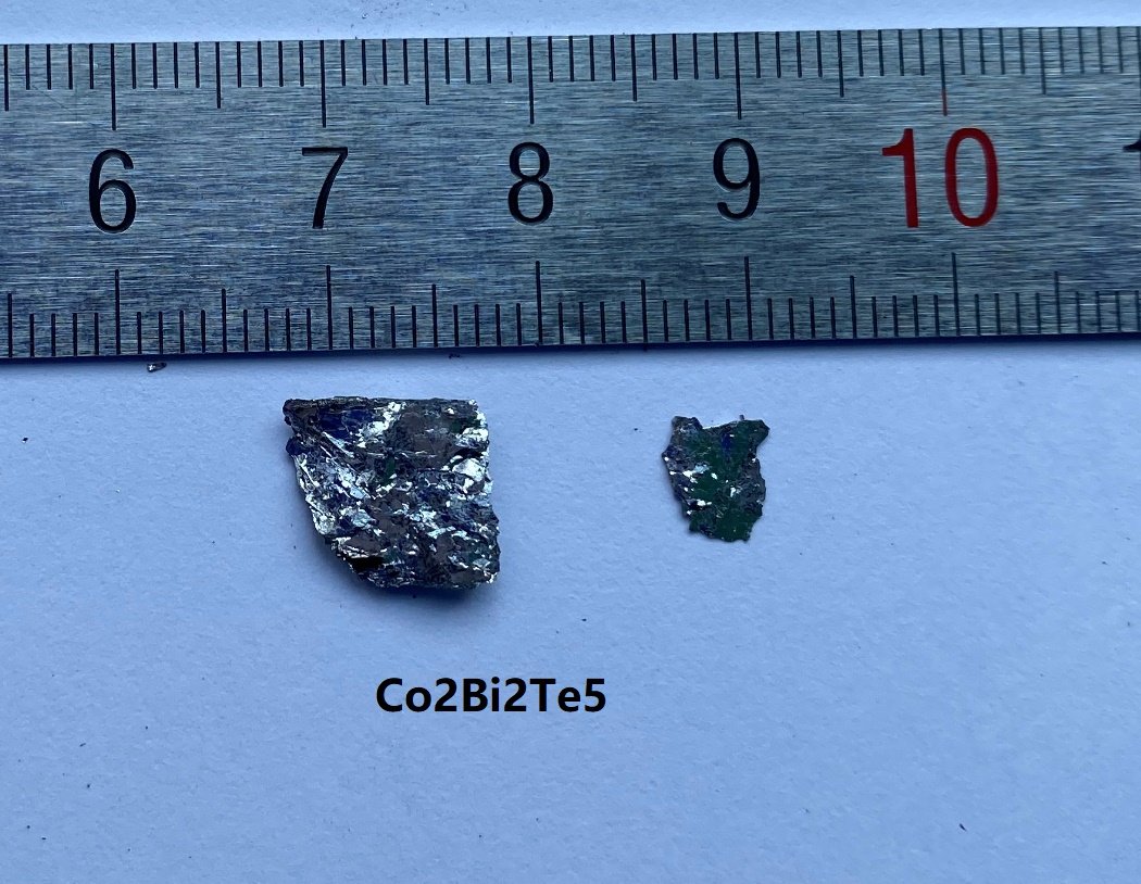 Co2Bi2Te5 Crystals