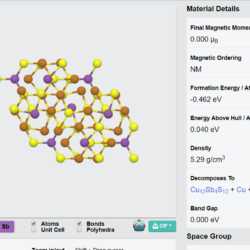 Cu3SbS3 Crystals – view 2