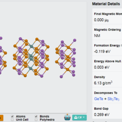 GeSb4Te7 Crystals – view 2