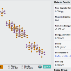 In3SbTe2 Crystals – view 2