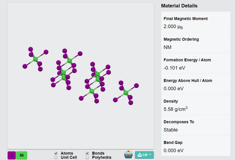 NiI2 Crystals – view 2