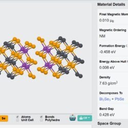 Pb2Bi2Se5 Crystals – view 2