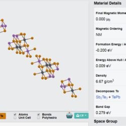 PbSb2Te4 Crystals – view 2