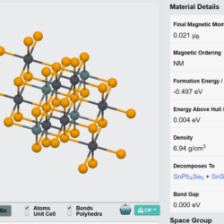 PbSnSe2 Crystals – view 2