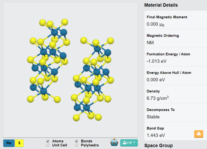 ReS2 Crystals – view 4