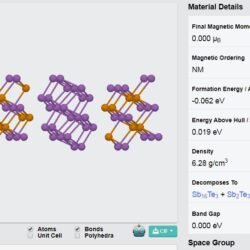 Sb2Te Crystals – view 2