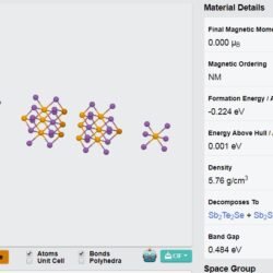Sb2TeSe2 Crystals – view 2