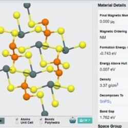 SnPS3 Crystals – view 2