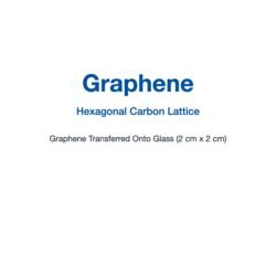 Graphene Transferred onto Glass Substrate (2 cm x 2 cm)