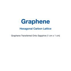 Graphene Transferred onto Sapphire Substrate (1 cm x 1 cm)