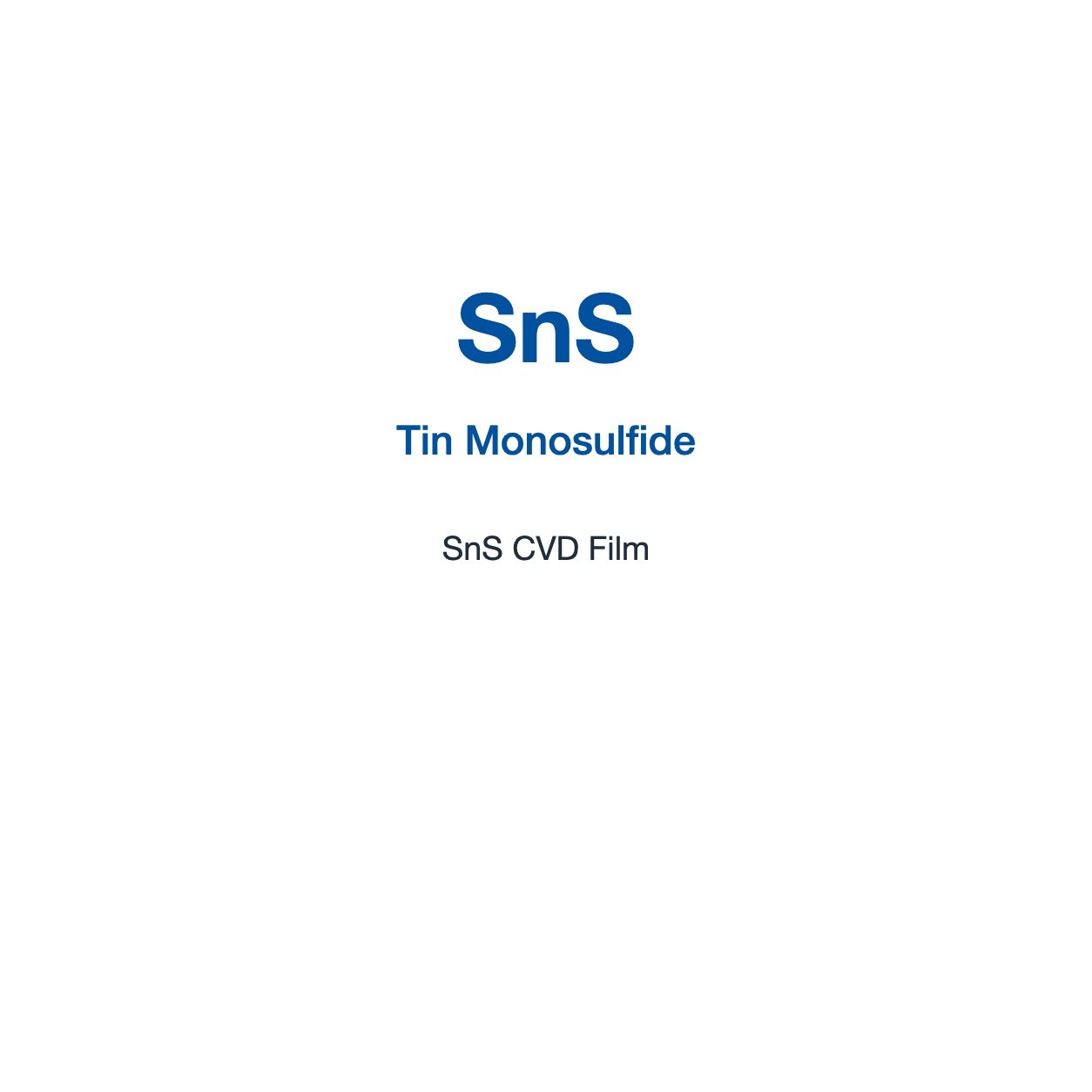 Tin Sulfide (SnS)