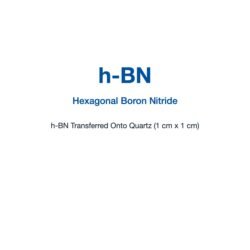 Hexagonal Boron Nitride (h-BN) Transferred onto Quartz Substrate (1 cm x 1 cm)