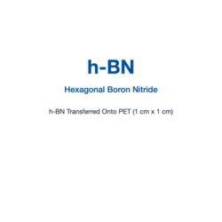 Hexagonal Boron Nitride (h-BN) Transferred onto PET Substrate (1 cm x 1 cm)
